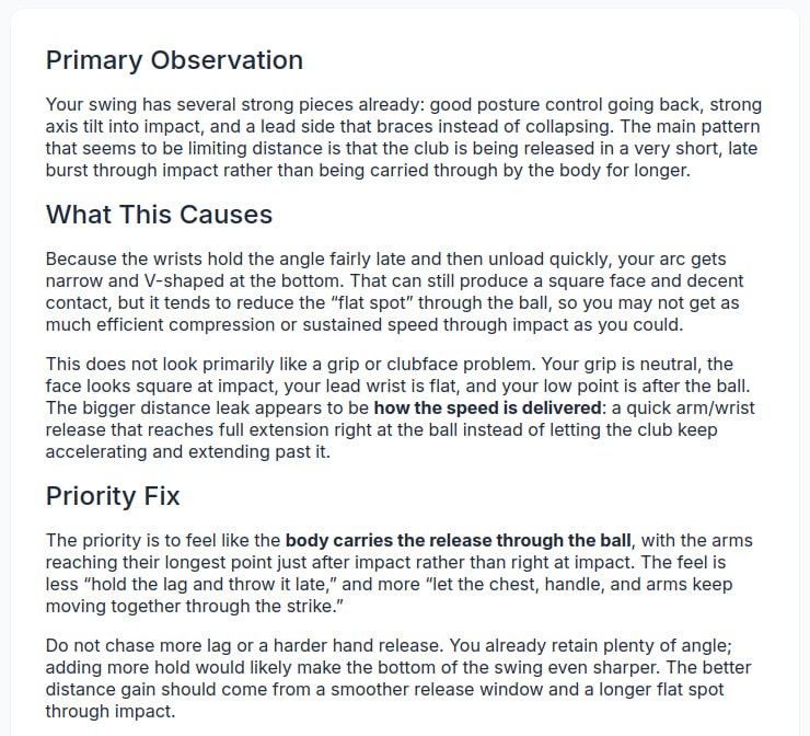 Written diagnosis